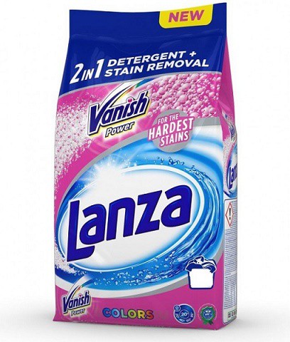Lanza Ultra Color 2v1 15dáv/1,125kg | Prací prostředky - Prací prášky Lanza Ultra Color 2v1 15dáv/1,125kg | Prací prostředky - Prací prášky